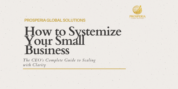 How to Systemize Your Small Business: The CEO's Complete Guide to Scaling with Clarity