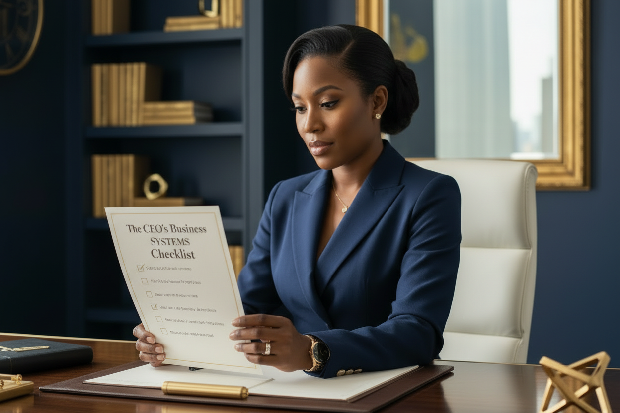 The CEO's Systems Checklist - Close Up